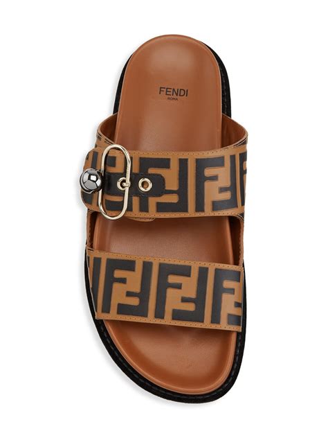 fendi flat patient leather sandals|women Fendi sandals clearance.